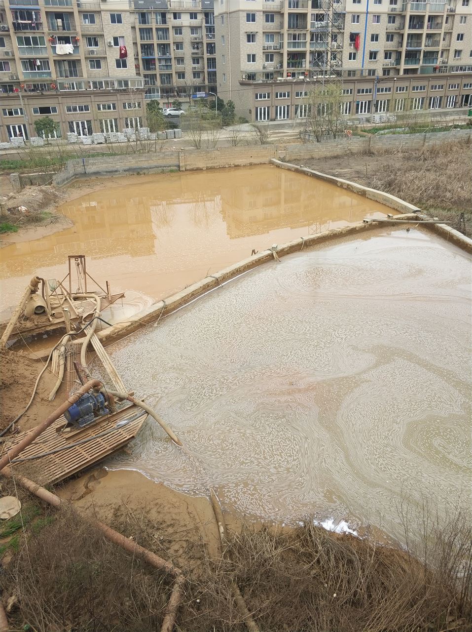 大石桥沉淀池淤泥清理-厂区废水池淤泥清淤